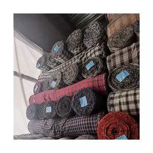 Stocklot热封纺织品T/C 65/35 80/20衬衫/窗帘/衬里/家用纺织品卷筒包装仪染色织物