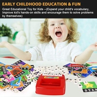 Juguetes educativos para niños de preescolar, lectura y escritura a juego