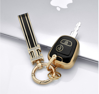 Étui à clés de voiture en TPU transparent de luxe personnalisé couvercle de porte-clés de voiture pour Peugeot accessoire de clé de voiture accessoires de clé