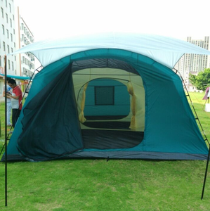 <span class=keywords><strong>Tente</strong></span> de camping familiale à deux chambres pour <span class=keywords><strong>8</strong></span> <span class=keywords><strong>personnes</strong></span>, pour les sports de plein air et les secours en cas de catastrophe, design <span class=keywords><strong>tunnel</strong></span>, tissu polyester 2000-3000 mm - Product Image 4