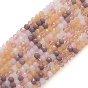 100 Piezas <span class=keywords><strong>de</strong></span> Cuentas Planas Facetadas <span class=keywords><strong>de</strong></span> Vidrio <span class=keywords><strong>de</strong></span> 3mm, Superficie Tallada, Multicolores, <span class=keywords><strong>Colores</strong></span> Mezclados - Product Image 6