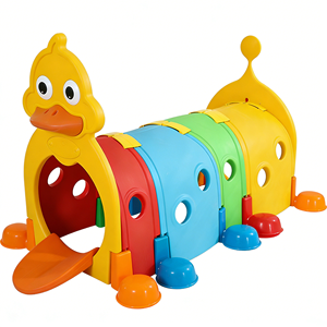 Équipement de terrain de jeux intérieur commercial avec <span class=keywords><strong>tunnel</strong></span> de jeu en plastique vibrant et piscine à balles pour le divertissement des enfants - Product Image 2