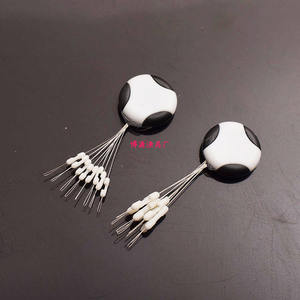 BoYuan Silicone Space Beans Fishing <b>Splitter</b> Anti Tangle Positioning Separator Double Hook Medium Large Size - Product Image 1