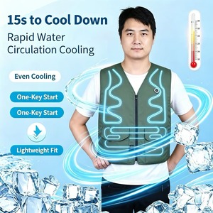 Gilet de refroidissement USB à eau, refroidissement rapide en 15 secondes, protection contre les coups de chaleur pour les travailleurs de la construction, la pêche et le cyclisme - Product Image 1