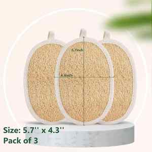Cepillo de Lufa 100% Natural Largo y Simple para Lavar Platos, Esponja de Lufa Orgánica para Limpieza Corporal, Eliminación de Piel Muerta, Marca Privada - Product Image 4