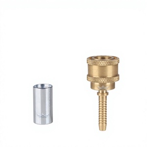 Conector rápido para manguera de alta presión, cierre a presión de aleación de aluminio de 6mm para máquina de lavado de coches, pulverizador de agua para tubería de PVC - Product Image 2