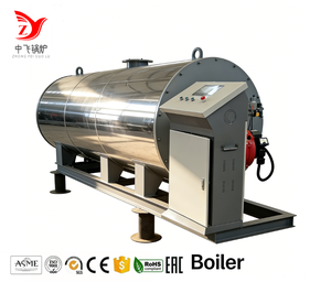 Chaudière à vapeur au gaz et au mazout Zhongfei WNS avec une efficacité de combustion élevée et un minimum de perte de chaleur pendant le fonctionnement - Product Image 3
