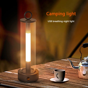 Outdoor Camping <b>Light</b> USB Rechargeable Hanging Desktop Ornament Ambient <b>Light</b> <b>LED</b> Reading Bedroom Bedside <b>Night</b> <b>Light</b> - Product Image 1
