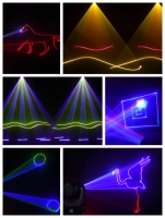 Lyre motorisée 7x40W Bee Eye avec laser RGB 5W et zoom LED, faisceau Wash Beam Lazer 3-en-1 pour scène, DJ, discothèque, fête, mariage, concert, spectacle