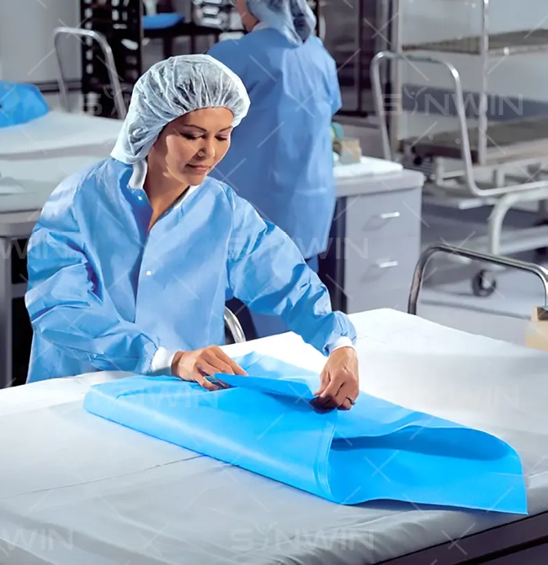 Favourable Price 100% PP Disposable Nonwoven Fabric Spunboned Nonwoven Medical Raw Materials