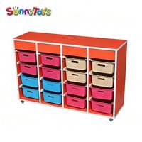 Étagère à livres pour maternelle avec mobilier et équipement neuf pour salle de classe de crèche et d'école maternelle