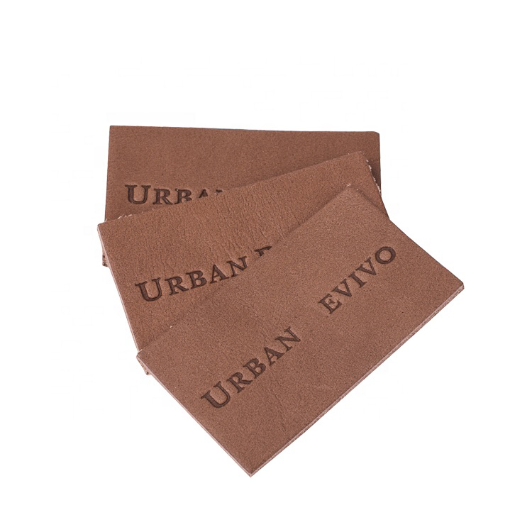 Пользовательская Этикетка из искусственной/натуральной кожи с тисненым логотипом, кожаная этикетка с вышивкой для одежды, кожаная нашивка с логотипом