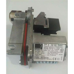 TIVAL Pressure Switch FF4 32 GL DAH 16A 230V AC1 SPDT G1/2 Air Aluminum Alloy IP22 Germany - Product Image 1