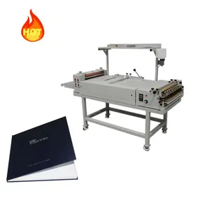 Semi-Automatische Certificaat Shell Lijmen Machine Boek Omslag Maken Machine Harde Boek Omslag Maken Machine Voor Boekfabrikanten