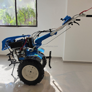 Potente e Resistente <span class=keywords><strong>Motozappa</strong></span> Diesel 186F con Affidabile Avviamento Elettrico, Elegante Corpo Bicolore e Doppi Fari Luminosi - Product Image 2