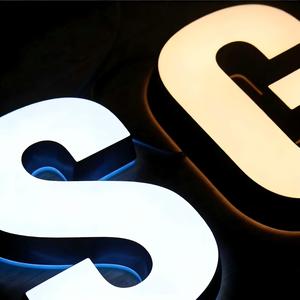 Letrero de Acrílico con Retroiluminación y Logotipo 3D Personalizado para Tiendas y Oficinas, Fácil de Instalar - Product Image 4