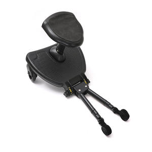 Ghế Xe đẩy em bé tùy chỉnh bánh xe màu đen thứ hai hỗ trợ trẻ em đạp xe đẩy em bé 2-in-1 đứng - Product Image 2