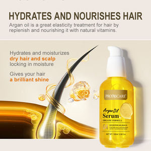 Sérum capillaire à l'huile d'argan de marque privée, huile capillaire naturelle biologique à l'huile d'argan marocaine - Product Image 4