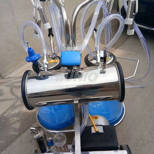 Chất lượng tốt nhất điện và xăng chân không xô đôi máy vắt sữa cho bò, dê và lạc đà - Product Image 4
