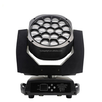 Projecteur de scène professionnel à LED Wash Zoom RGBW 4-en-1 19*15W Bee Eye Moving Head pour événements