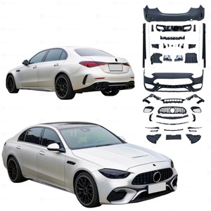 <span class=keywords><strong>Prix</strong></span> d'usine, pièces de carrosserie en plastique PP, pare-chocs, kit carrosserie pour <span class=keywords><strong>Mercedes</strong></span> Benz Classe C W206 <span class=keywords><strong>2021</strong></span>+, transformation en style <span class=keywords><strong>C63</strong></span> <span class=keywords><strong>AMG</strong></span> - Product Image 1