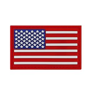 Patchs personnalisés 3D en silicone PVC souple pour souvenirs de voyage, drapeaux de pays et d'états, chapeaux, sacs à dos, cadeaux - Product Image 1