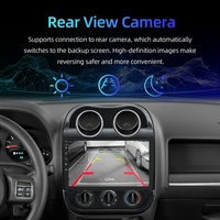 Unidad principal inalámbrica Rhythm de 10 pulgadas con Carplay y Android para Jeep Patriot Compass 2010-2015, navegación GPS, pantalla táctil IPS