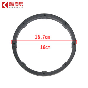 Kuole Solid 6.5 Inch Speaker <b>Spacer</b> Adapter 16.7cm Universal Car Audio Mounting Ring PVC Material - Product Image 1