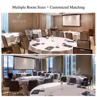 Ensemble de meubles en cuir sur mesure pour hôtel, restaurant, café moderne, salle à manger commerciale, ensemble complet de table et de chaises