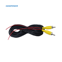 Kabel Ekstensi Sinyal AV Konektor RCA Male untuk Kamera Mobil dengan Kontrol Trigger dan Video Mundur yang Dapat Disesuaikan