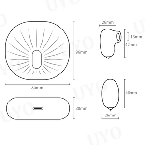 Vibrador silencioso para clítoris y pezones para mujeres, resistente al agua IPX7, recargable por USB, ecológico, juguete sexual para parejas adultas, punto G - Product Image 4