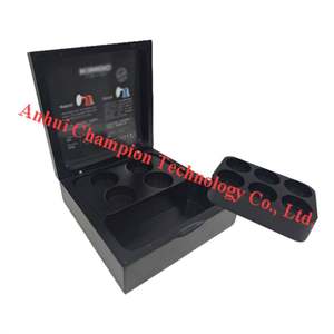 Cápsula de café personalizada Caja 3 ranuras Opciones de color madera - Product Image 4