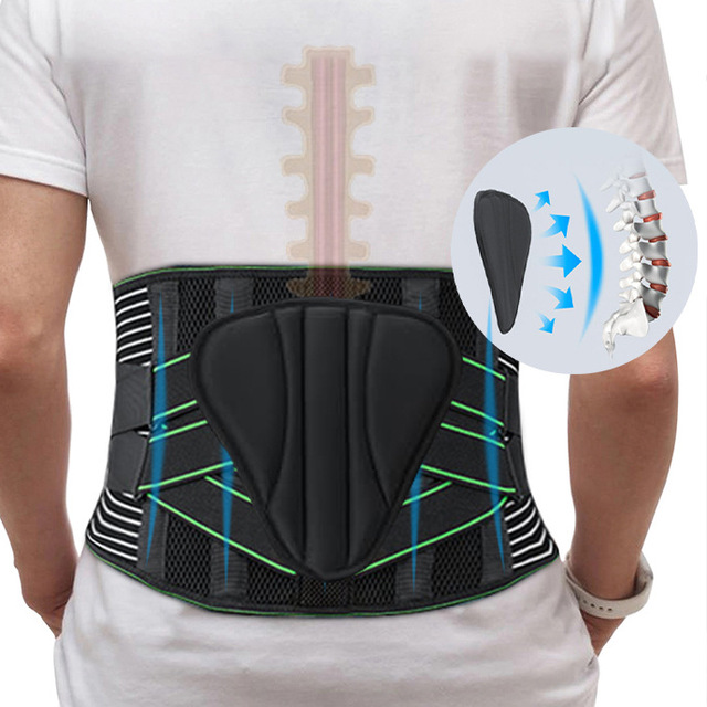 Good Quality Adjustable Lumbar Decompression Back Pain Belt Elastic Orthopedic Corset Waist Back Support Belt