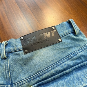 Pantalones Cortos Cargo de Mezclilla Personalizados de Alta Calidad para Hombre, Diseño Bordado Resistente, Estilo Urbano, Jeans Desgastados, Pantalones Cortos Holgados de Mezclilla - Product Image 6