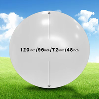 Ballons géants en latex rond gonflables de 48 pouces/72 pouces/96 pouces/120 pouces, ballons géants en latex PVC à haute teneur en hélium