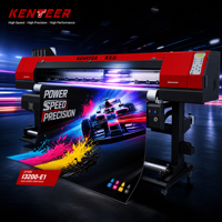 Imprimante à solvant écologique Kenteer 1,9 m à tête unique I3200 E1 F1080, machine d'impression jet d'encre grand format pour autocollants en vinyle