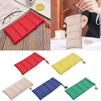 XUEDIAO Pochette à lunettes en duvet synthétique avec cordon Sac à lunettes personnalisé Sac d'emballage pour lunettes de soleil avec logo