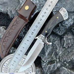 Cuchillo de Acero Inoxidable OEM HK SS182 Break Ice Ver.3.0 con Mango de Madera, Multifuncional, Portátil, con Clip para Cinturón, para Camping, Bricolaje y Corte - Product Image 6