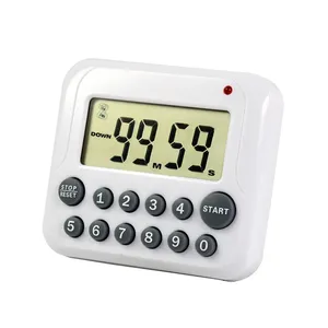 Digitale Electrical Time Timer LCD School Sports Kitchen Cooking 12 Key Count Down Up Stopcontact Magnetic Coffee Alarm Clock