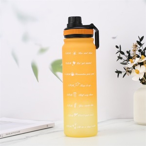 Groothandel 1L Eco-vriendelijke Fitness Gym Sport Motiverende Waterfles Met Tijdmarkering Diseño moderno Bpa <span class=keywords><strong>Gratis</strong></span> - Product Image 2
