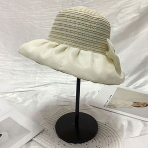 Chapeau Bob Femme Nouvelle Collection 2025 Tendance Été Plage avec Nœud Large Bord Protection UV Voyage Anti-UV - Product Image 6