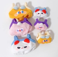 Vêtements de poupée en peluche personnalisés de 10cm 20cm Costumes de poupée Kawaii Kpop porte-clés peluche jouet en peluche personnalisé habiller les vêtements
