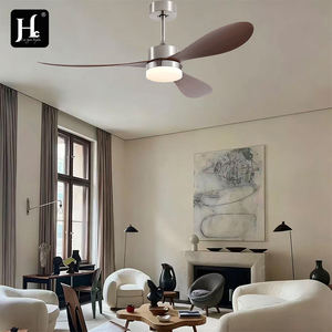 Ventilateur de plafond LED avec lumière, ventilateur de plafond à télécommande, style rural, chambre à coucher, ventilateur DC, best-seller - Product Image 6