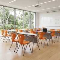 Meubles de classe scolaire, chaises et tables, ensemble bureau et chaise pour étudiants