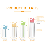 Bouteille d'eau professionnelle Tritan 900 ml (30 oz) sans BPA, légère, avec sangle, pour le sport, les voyages, la salle de sport, vente en gros