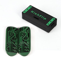 Vente en gros : Skateboard magnétique KickFlip pour doigts, jouets anti-stress portables EDC, jouets de décompression de poche en forme de carte à pousser
