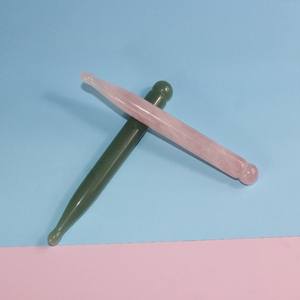 Naturstein weißer Jade-Augenmassage-Stift Kristall Mineral Schönheits-Akupunktur-Stick Gesicht Kopf Gua Sha Werkzeug für Heilung Hautpflege - Product Image 6