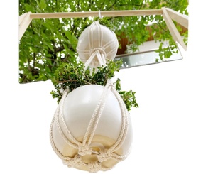 Colgadores Modernos para Bufandas, Florero de Cerámica para Decoración del Hogar, Colgador de Macramé Personalizado para Plantas, Decoración de Pared y Ventana - Product Image 1