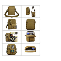 Sac tactique léger et compact très vendu, sac messager tactique décontracté en polyester, sacs à bandoulière tactiques de sport de bonne qualité