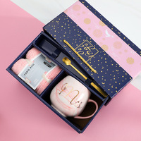 Tasses à café en céramique PinYou pour couple, motif marbré, résistantes aux hautes températures, sérigraphiées, cadeaux de mariage